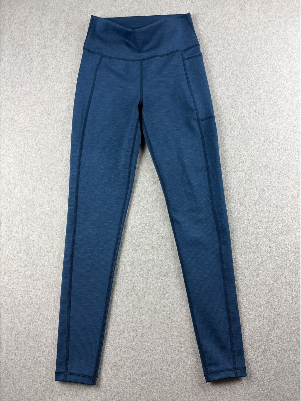 Sweaty Betty Super Sculpt Yoga Leggings S Nordic Blue High Waist Compression